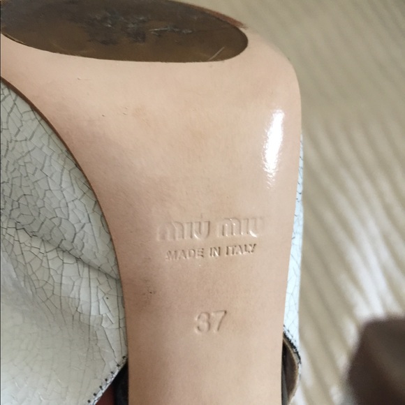 miu miu black and white bow heels - Picture 7 of 12